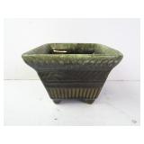 Hull A2 Glazed Pottery Square Planter 5"