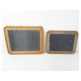 Lot of 2 Antique Classroom Student Chalk