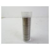 Tube of U.S. V-Nickels - Good to worn conditions
