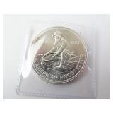 1984 1oz .999 Fine Silver Engelhard Prospector