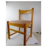 Swedish Style Wooden Chair - 17" Seat Height