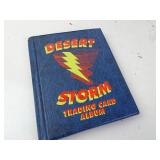 Album full of Desert Storm Trading Cards
