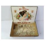 Lot of Vintage Glass Stoppers & Ornaments in