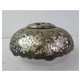 Antique Victorian Silver Plated Flower Frog