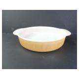 Vintage Fire King Peach Lustre 8" Milk Glass