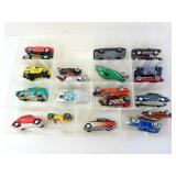 Lot of Misc. Die Cast Toy Cars in Carry Case