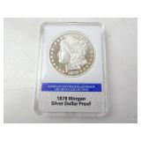 REPLICA 1878 Morgan Silver Dollar Proof (Plated)