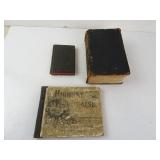 Three Antique 1800's German Books