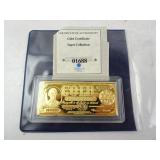 $500 Gold Certificate Abraham Lincoln Plated
