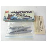 Airfix H.M.S. Campbeltown Ship 1:600 Model Kit in
