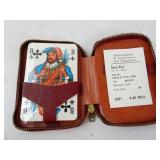 Vintage German Playing Card Deck with Case