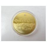 The Gift of Christmas Birth of Christ Gold-Plated