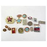 Lot of Misc. Vintage Soviet Russia Military Pins