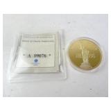 Statue of Liberty Anniversary Gold-Plated