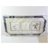 Snow White Dopey Serigraph Sericel 3-Panel Wall