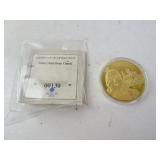 Native American Chiefs Red Cloud Gold-Plated