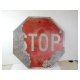 Vintage 1970's Stop Sign - Heavier Gauge Metal
