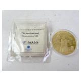 The American Spirit Remembering 9/11 Gold-Plated