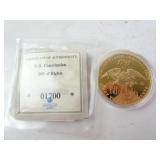 U.S. Constitution Bill of Rights Gold-Plated