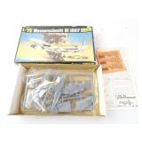 Heller Messerschmitt Bf 109f Airplane 1:72 Model