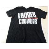 Louder With Crowder LWC Podcast Black Tshirt Size