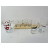 Lot of Bar Glassware - Rail Glasses with Block