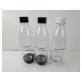 Lot of 3 Sodastream Bottles