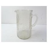 Vintage L.E.Smith "By Cracky" Clear Crackle Glass