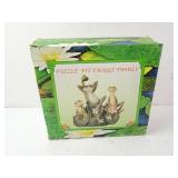 Puzzle Fit Froggy Family Home Dï¿½cor Statues in