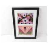 Framed Quilt Wall Art Pretty in Pink by Jan