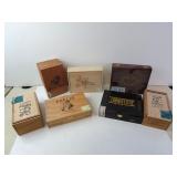 Lot of Misc Wood Cigar Boxes