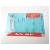 $25 Kwik Trip Gas & Gift Card - Activated/Full