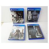 Lot of 4 Playstation 4 Games in Cases - Until