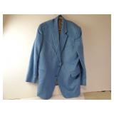 Vintage Jos A Bank Mens Cornflower Blue Felt