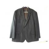 IZOD Mens Dark Grey Dark Brown Blazer Size 52 Reg