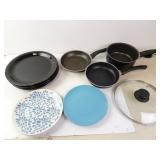 Lot of Misc. Kitchen Items - Plates Pots Pans