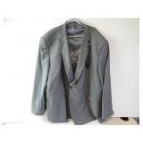 J Ferrar Big & Tall Size 60 Reg Grey Suitcoat w/