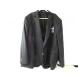 Stafford Stretch Hopsack Black Blazer Size 54