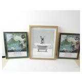 Lot of 3 Photo Frames - Two New 8x10 Frames
