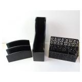 Lot of 3 Desk Organizers