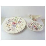 Set of Vernon Kilns Chintz  Hand Painted Glazed