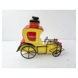 Vintage Julius Wile Garnier Art Decanter Empty