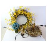 Lot of Decorative Foliage Items