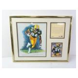Sterling Sharpe Green Bay Packers Framed/Matted