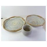 Lot of Rustic Decorative Items - Centerpiece