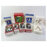 Lot of 9 Hallmark Keepsake MLB Baseball Ornaments