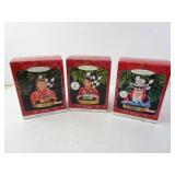 Lot of 3 Hallmark Keepsake NASCAR Ornaments in