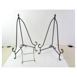 Lot of Decorative Metal Sign Tripod Holders -