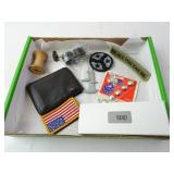 Lot of Misc. Items in Flat - Patched Cross Pen