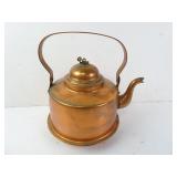 Vintage Copper Lidded Tea Kettle